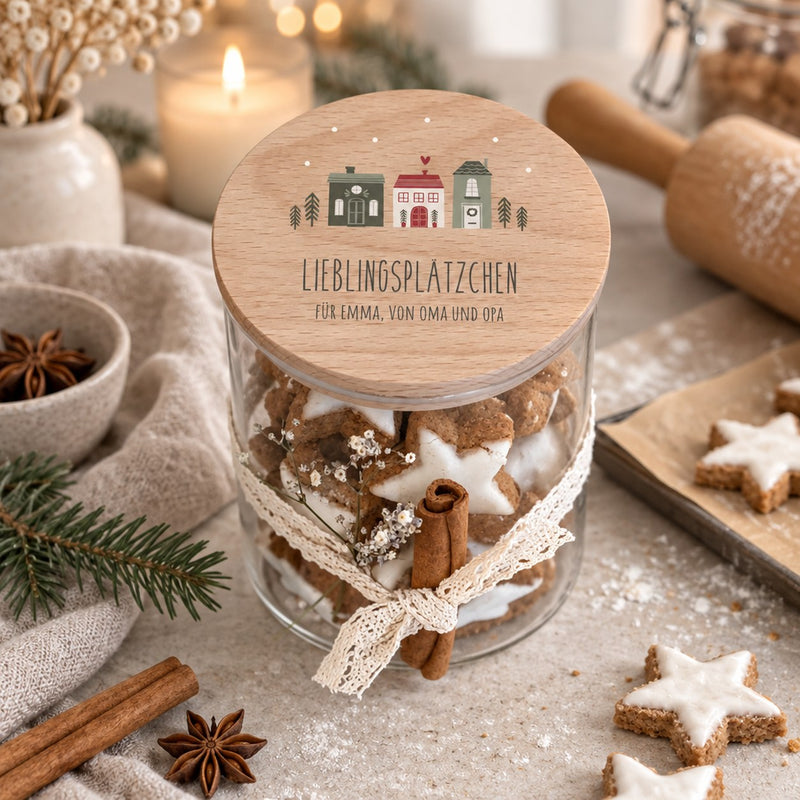Vorratsgläser Weihnachten