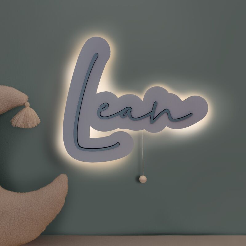 3D Nachtlicht „Schriftzug“ personalisiert Laser