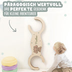 Abenteuerbrücke für Stapelstein® – Personalisierbar mit Namen - Form - Bauch - Bedruckt
