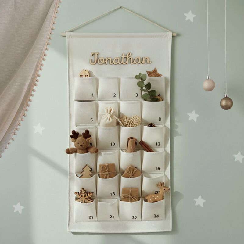 Adventskalender-Stoff
