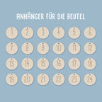 Adventskalender "Winter Bär" personalisiert für Kind