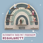 Aquarell-Regal "Blauer Regenbogen" für die Toniebox
