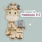 Aquarell-Regal "Giraffe" für die Toniebox