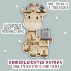Aquarell-Regal "Giraffe" für die Toniebox