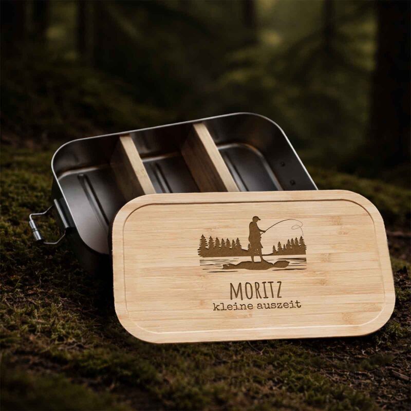 Brotdose Edelstahl "Angler"