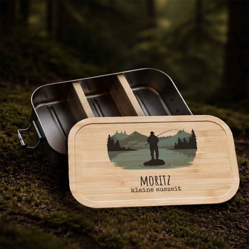 Brotdose Edelstahl "Angler"