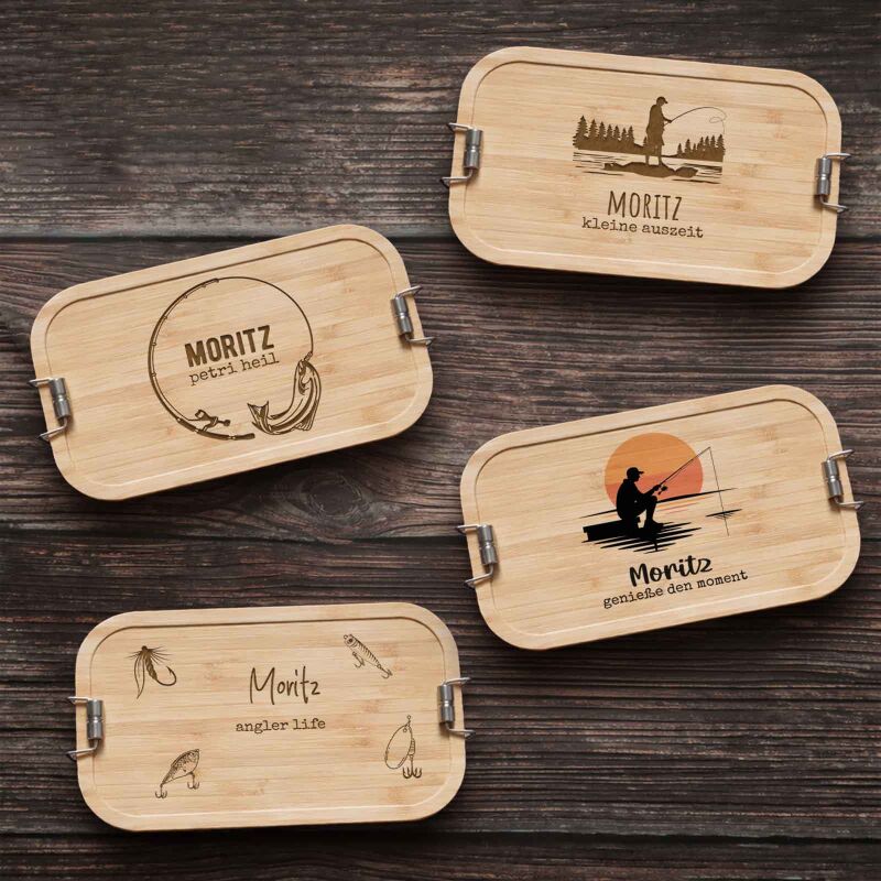 Lunchbox „Angler“ personalisiert