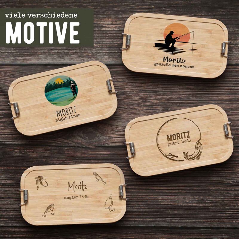 Lunchbox „Angler“ personalisiert