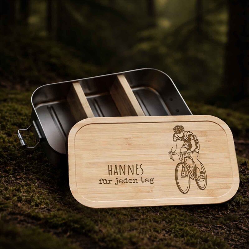 Lunchbox „Rennrad“ personalisiert