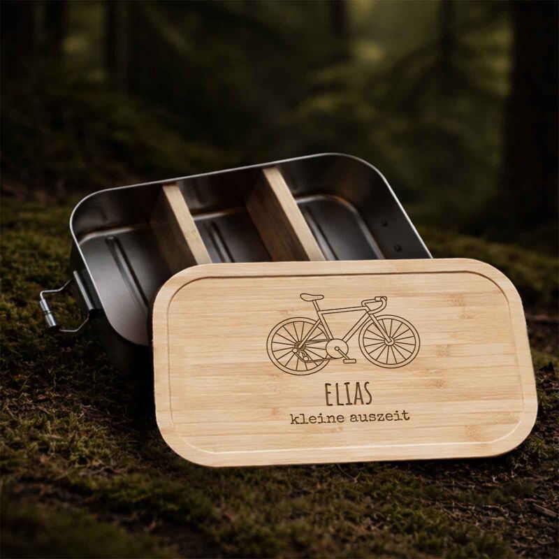 Lunchbox „Rennrad“ personalisiert