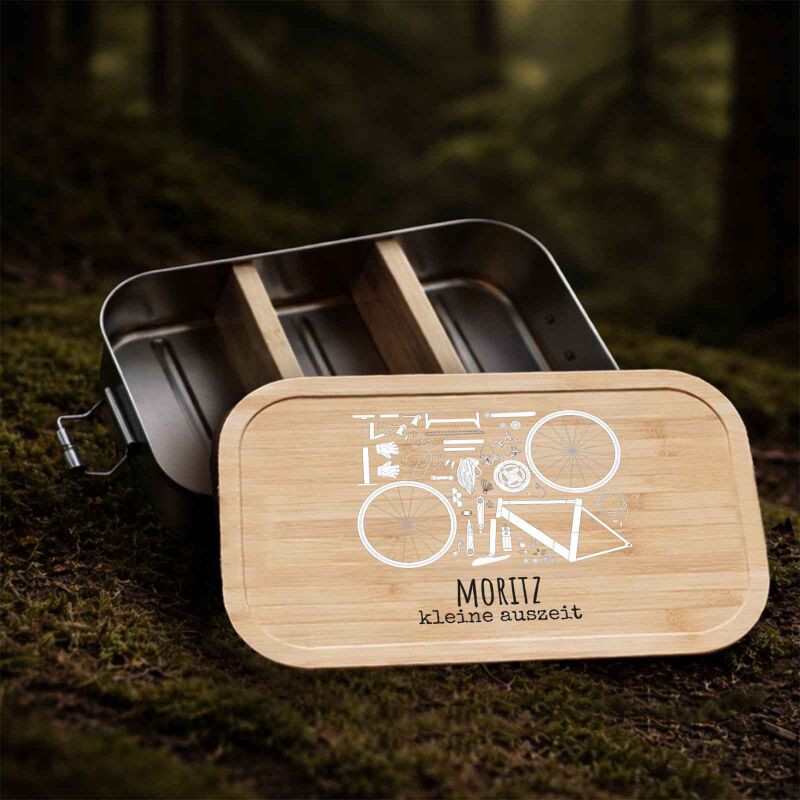 Lunchbox „Rennrad“ personalisiert