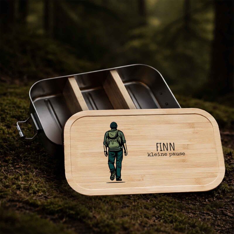 Lunchbox „Wandern“ personalisiert