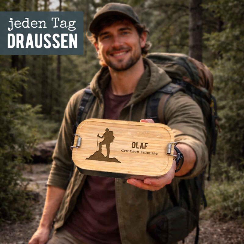 Lunchbox „Wandern“ personalisiert