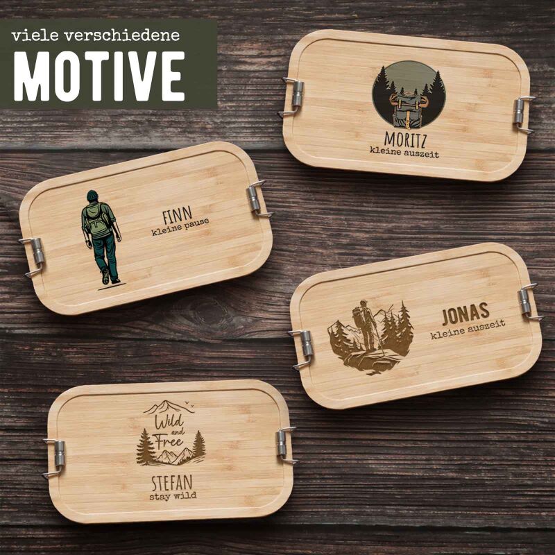 Lunchbox „Wandern“ personalisiert