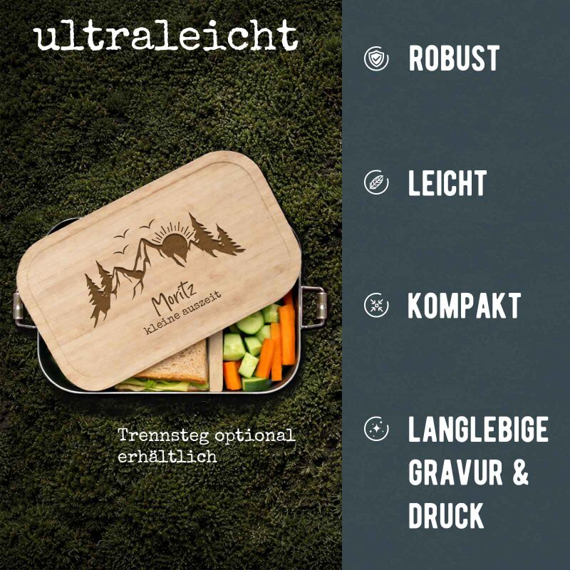 Lunchbox „Wandern“ personalisiert