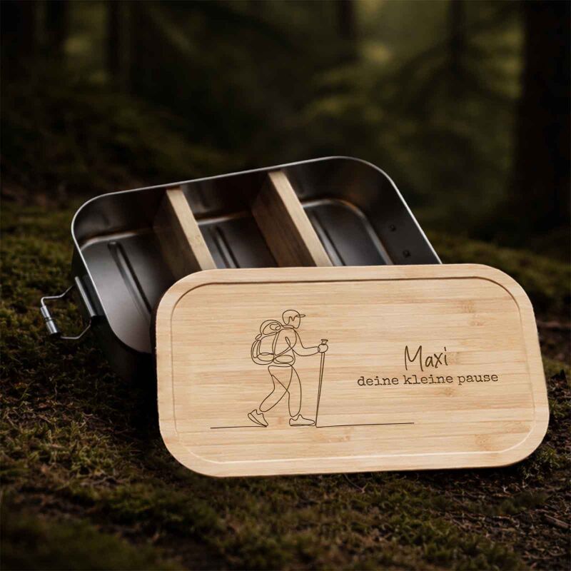 Lunchbox „Wandern“ personalisiert