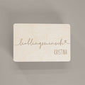 Erinnerungsbox aus Holz "Lieblingsmensch" personalisiert