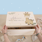Erinnerungsbox "Giraffe" Aquarell