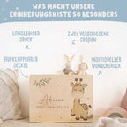 Erinnerungsbox "Giraffe" Aquarell