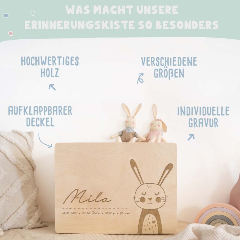 Erinnerungskiste "Hase"  Amazon Mapping