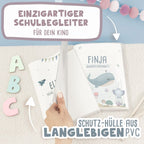 Hausaufgabenheft-Hülle mit personalisiertem Einleger "Unterwasserwelt" DIN A5