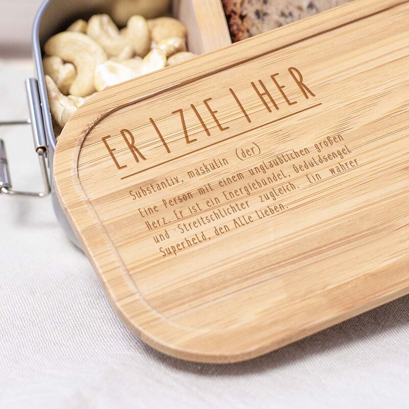 Lunchbox "Erzieher" Abschiedsgeschenk