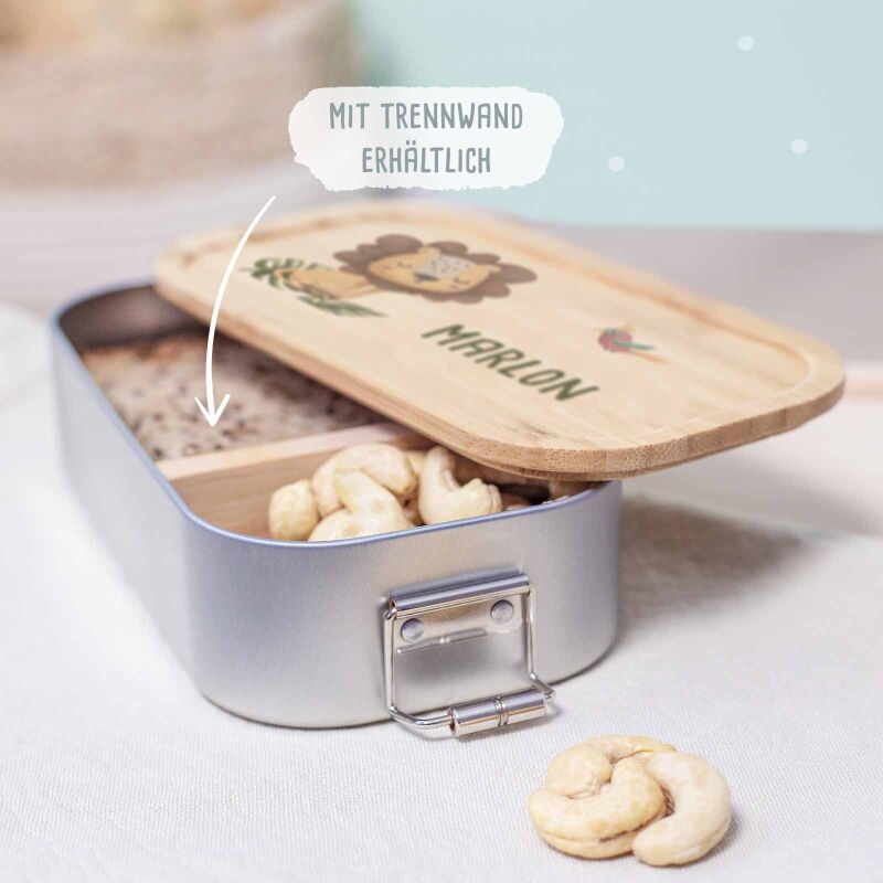 Lunchbox "Löwe" bunt bedruckt