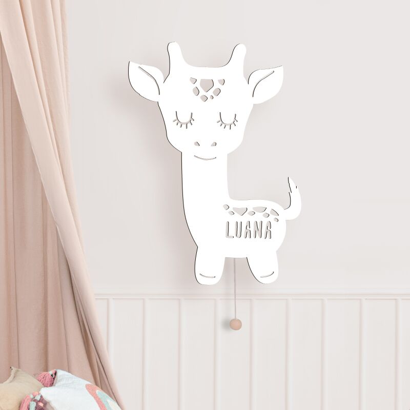 Nachtlicht „Greta die Giraffe“ personalisiert Laser