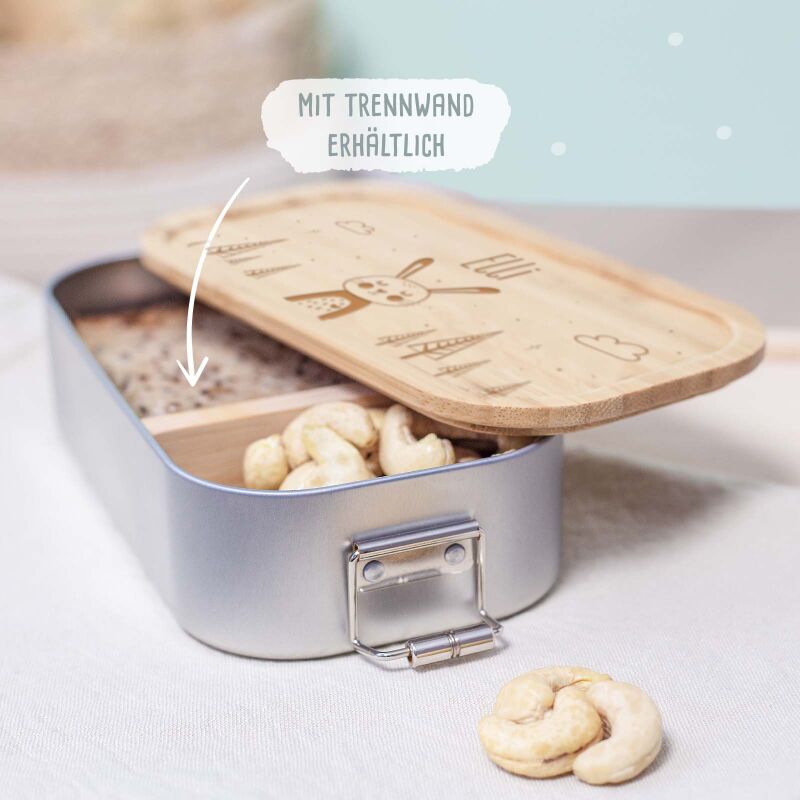 Lunchbox „Hase“ personalisiert Gravur