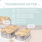 Lunchbox „Hase“ personalisiert Gravur