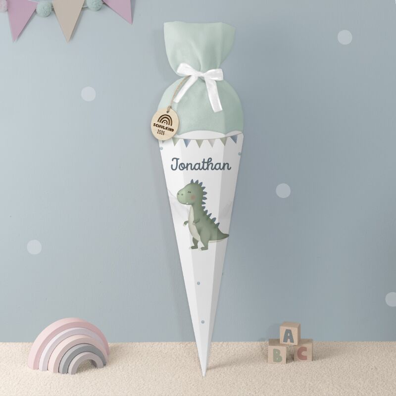Personalisierte Schultüte "T-Rex"