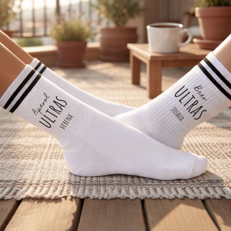 Personalisierte Socken für Erwachsene "Aperol Ultras"