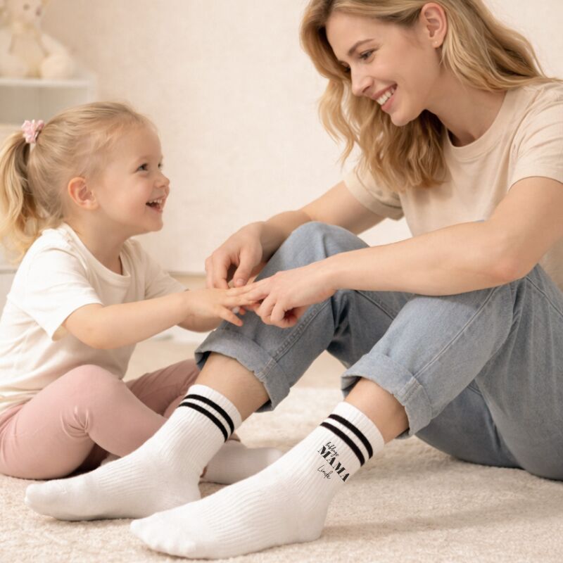 Personalisierte Socken für Erwachsene "Lieblings-Mama"