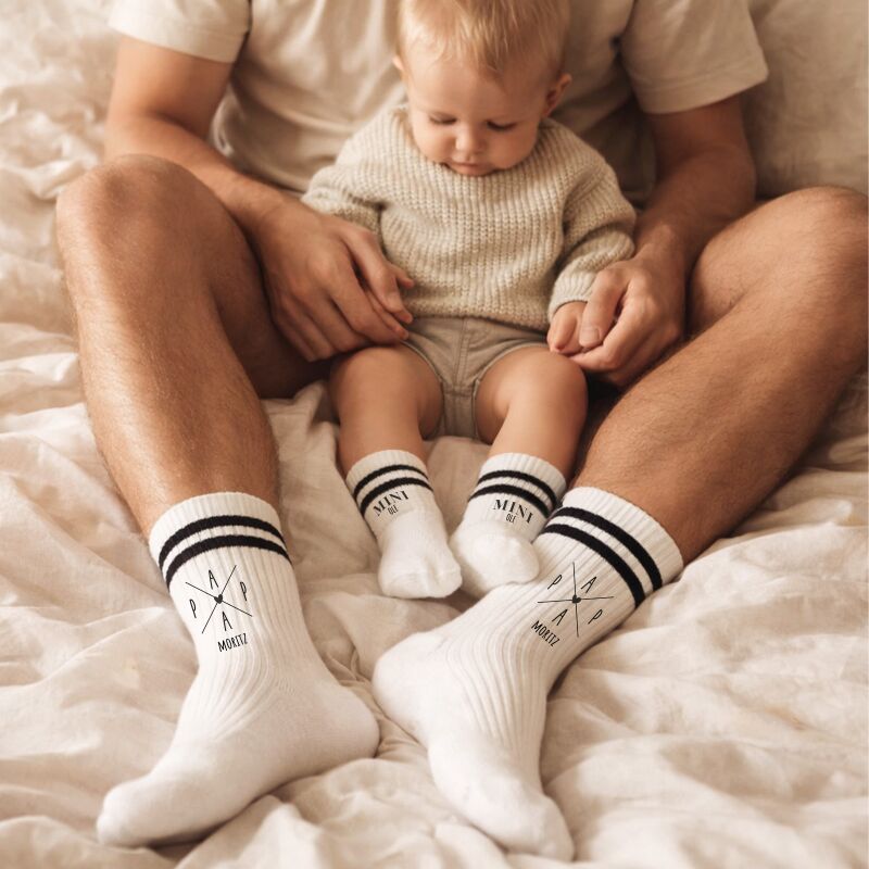 Personalisierte Socken für Erwachsene "Papa"