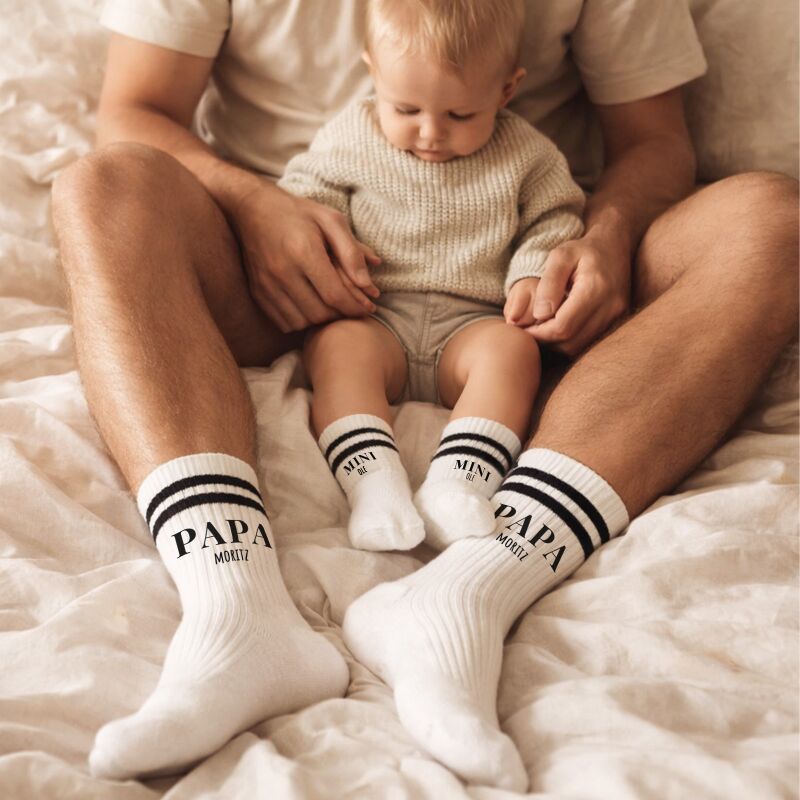 Personalisierte Socken für Erwachsene "Papa"