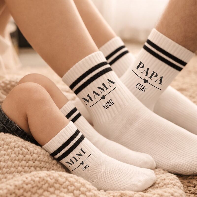 Personalisierte Socken für Erwachsene "Papa"