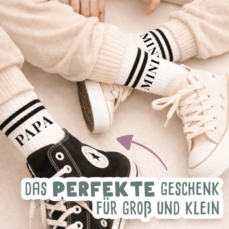 Personalisierte Socken für Erwachsene "Papa"