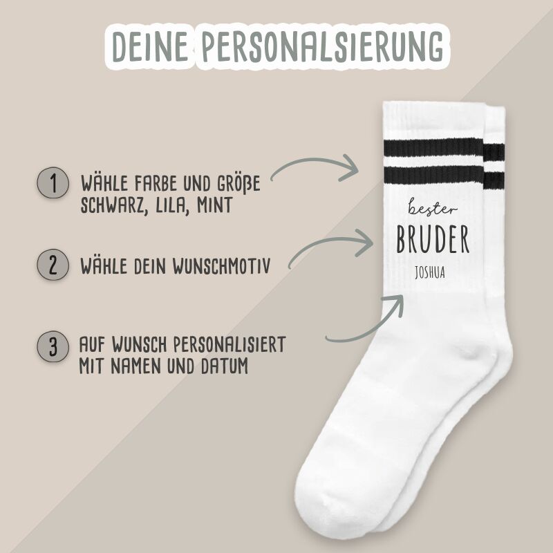 Personalisierte Socken für Erwachsene "Sip Sip Hooray"