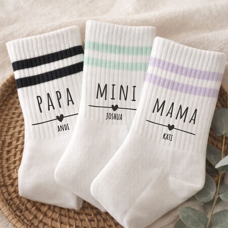 Personalisierte Socken für Kinder "Mini"