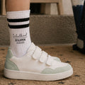 Socken für Kinder zur Einschulung „Schulkind Schreibschrift“ personalisiert Sublimation