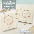 Zeugnismappe Leinen „Löwe“ DIN A4 personalisiert Druck