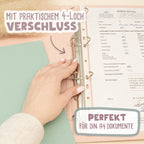 Zeugnismappe Leinen „Wal“ DIN A4 personalisiert Druck