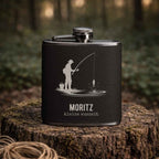 Flachmann „Angler“ personalisiert Gravur