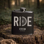 Personalisierter Flachmann "Mountainbike"