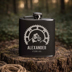 Personalisierter Flachmann "Mountainbike"