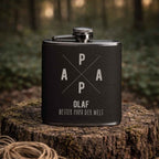 Flachmann „Vater“ personalisiert Gravur