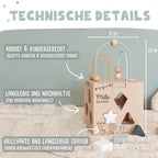 Personalisierter Motorikwürfel "Tierwelt"