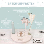 Taufteller „Kreuz“ personalisiert Gravur