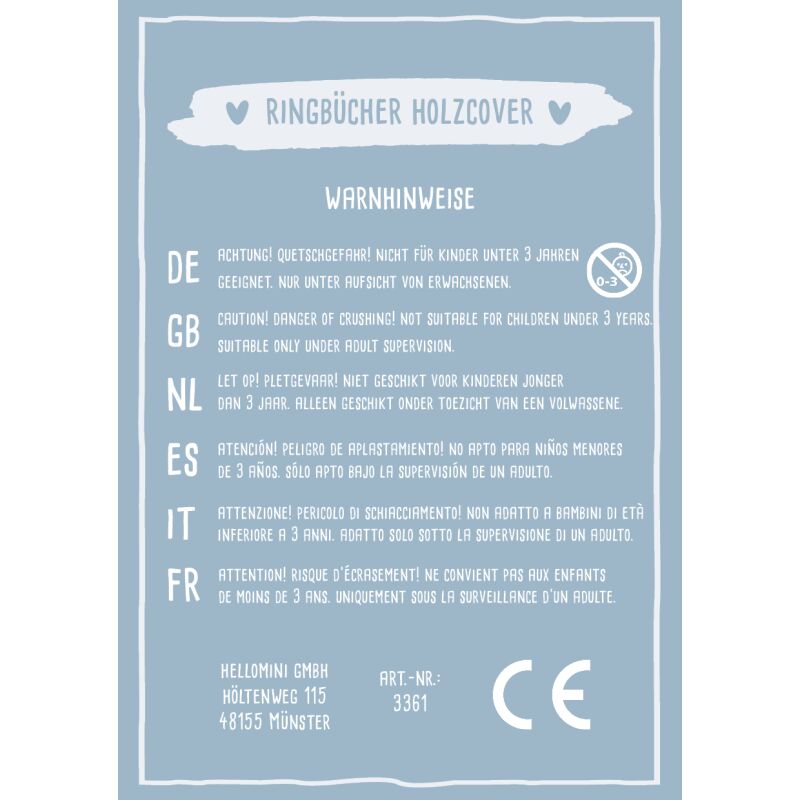 Personalisiertes Babybuch bunt bedruckt "Wal"