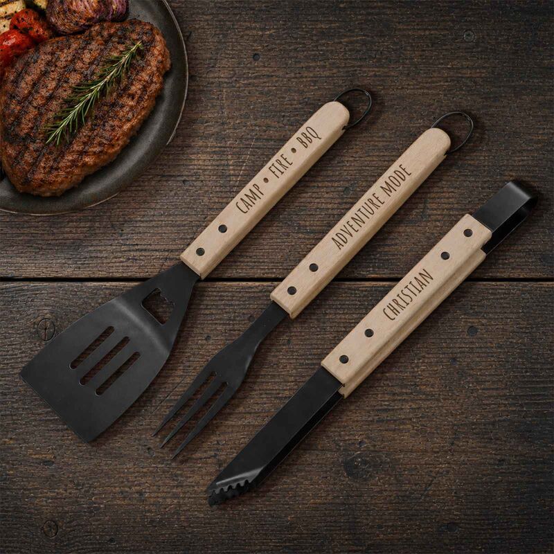 Grillbesteck personalisiert Gravur